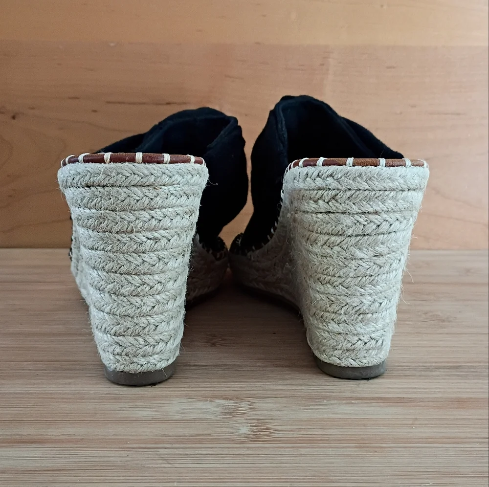 Sugar womens hundreds black canvas plataform sandals shoes NWT | size 7.5 - Picture 6 of 10